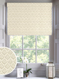 Sand yellow Roman blind made to measure, UK version