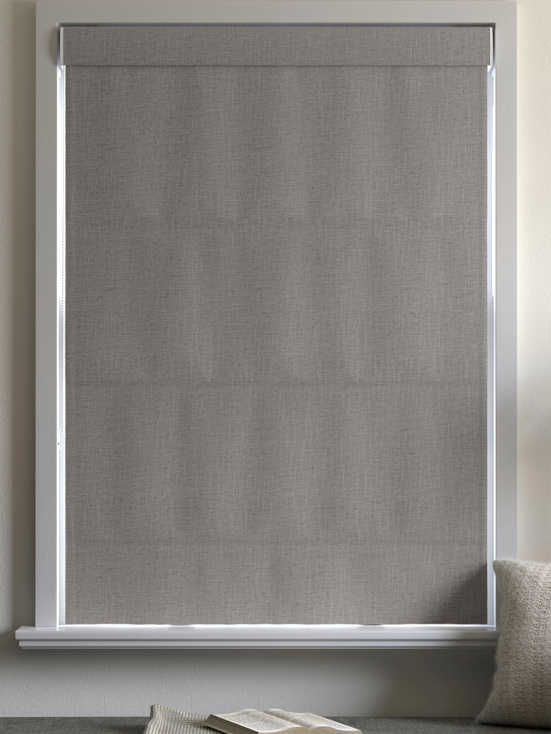 Next silver grey made to measure roman blind - British product