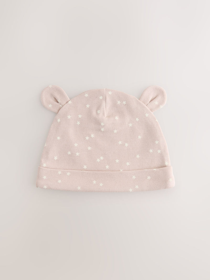Neutral Baby 100% cotton beanie hats 3 pack - British product