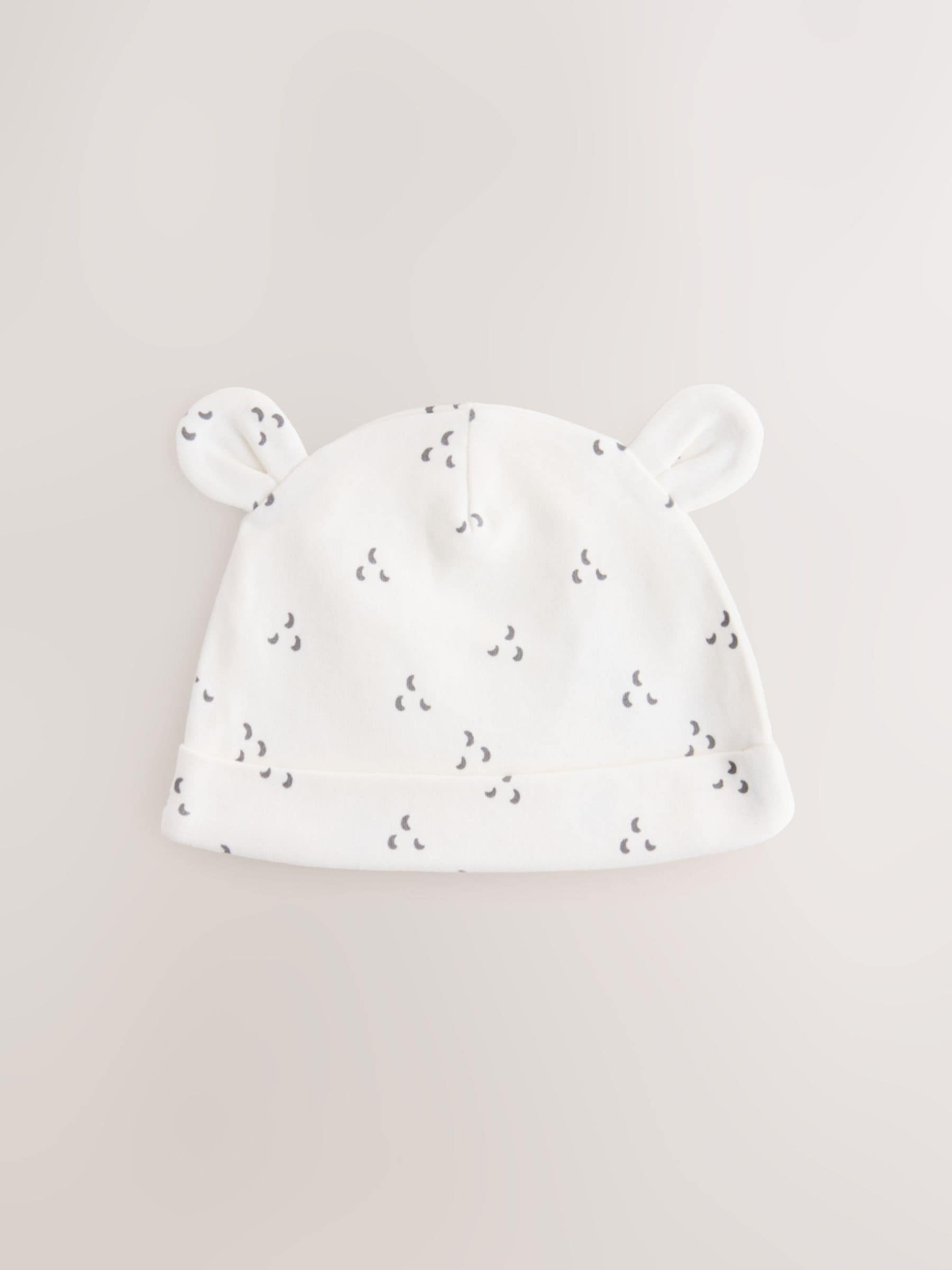 Neutral Baby 100% cotton beanie hats 3 pack - British product