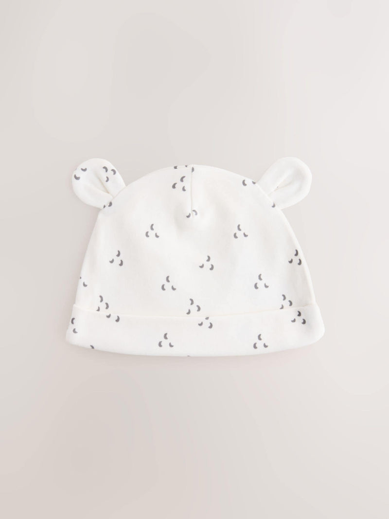 Neutral Baby 100% cotton beanie hats 3 pack - British product