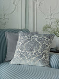 Laura Ashley peacock damask cushion 50cm - British product