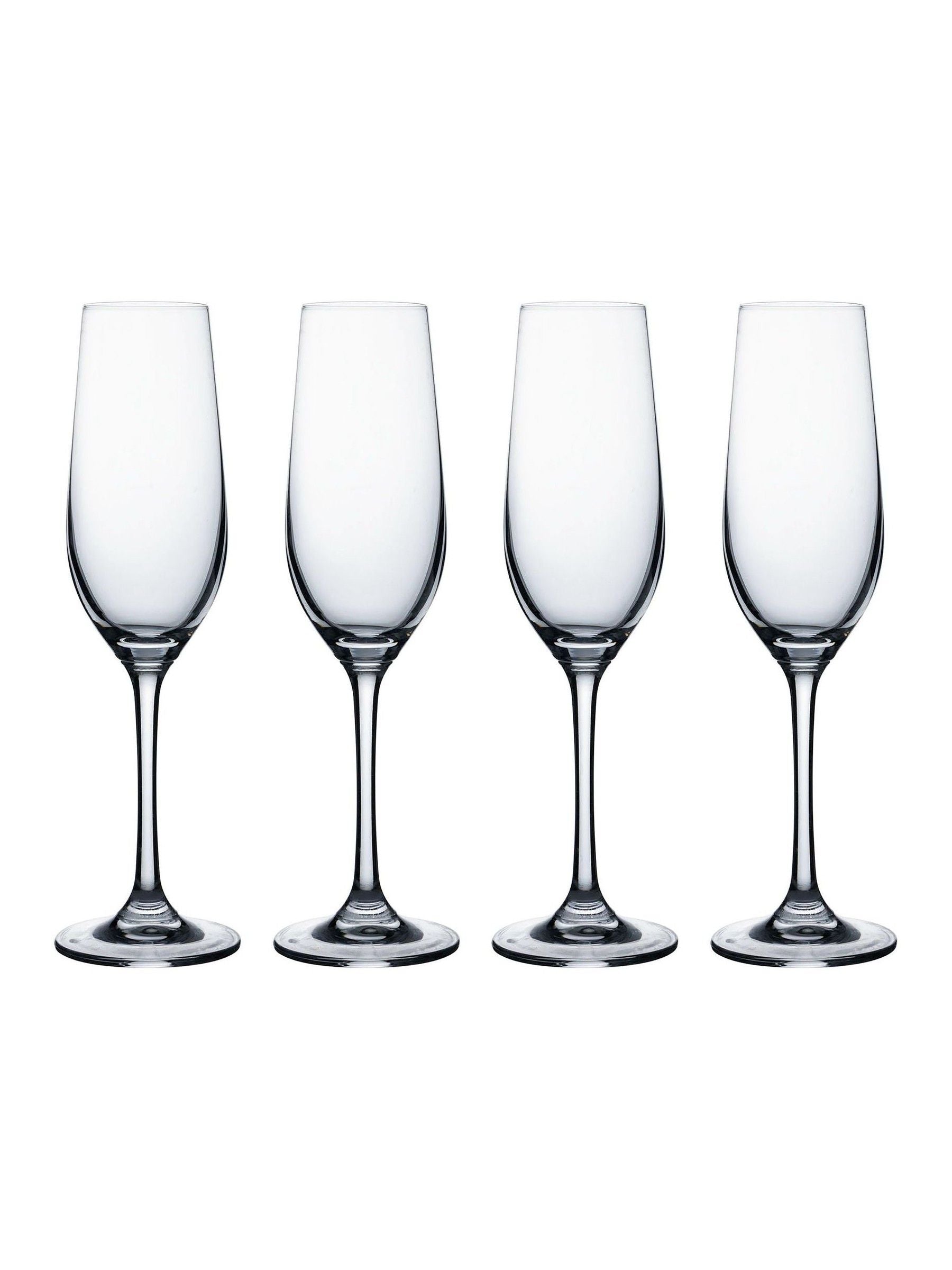 Ravenhead Kings flute glasses 20cl set, imported from the UK