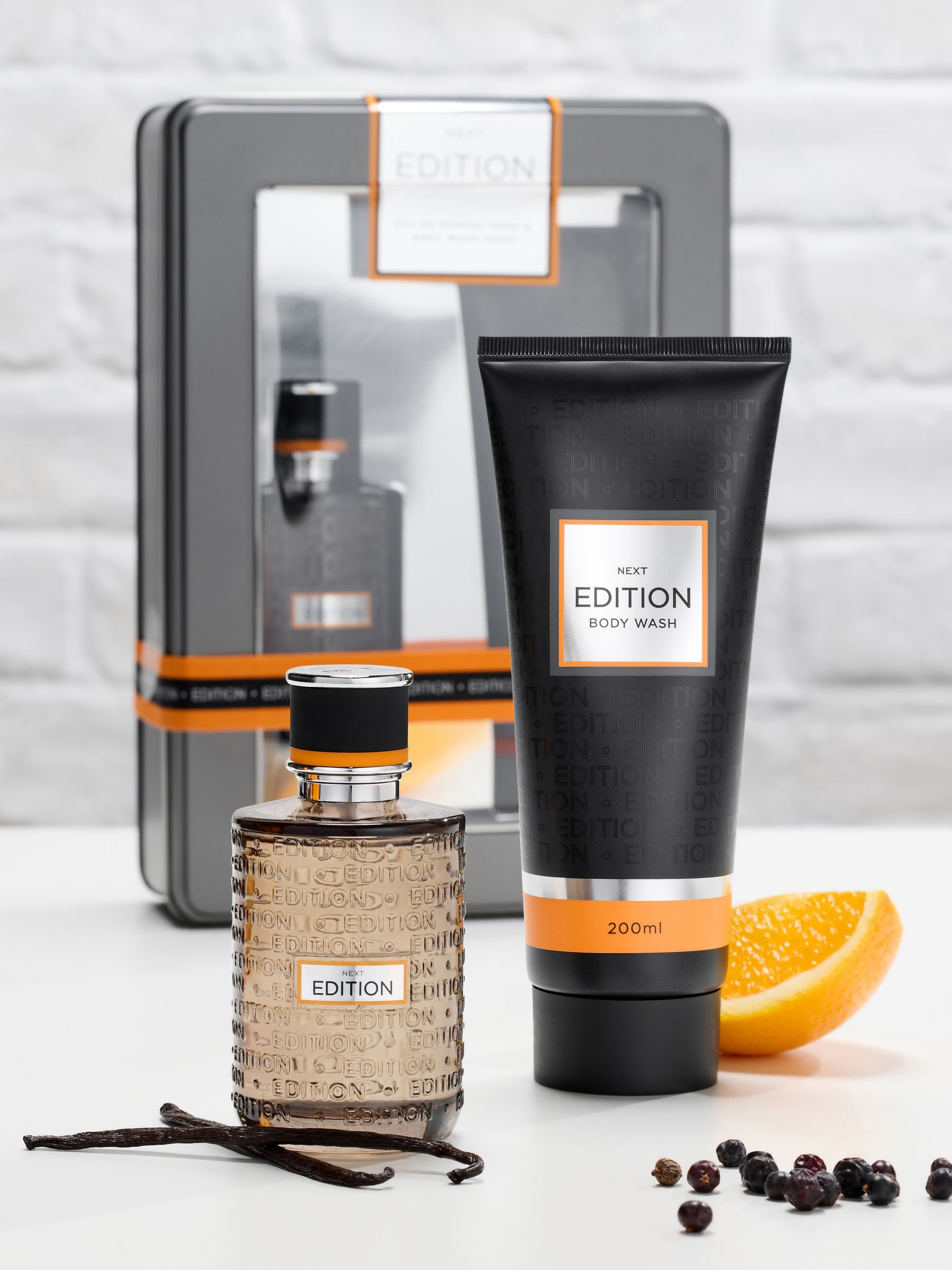 Edition fragrance set with body wash 100ml 200ml - British product