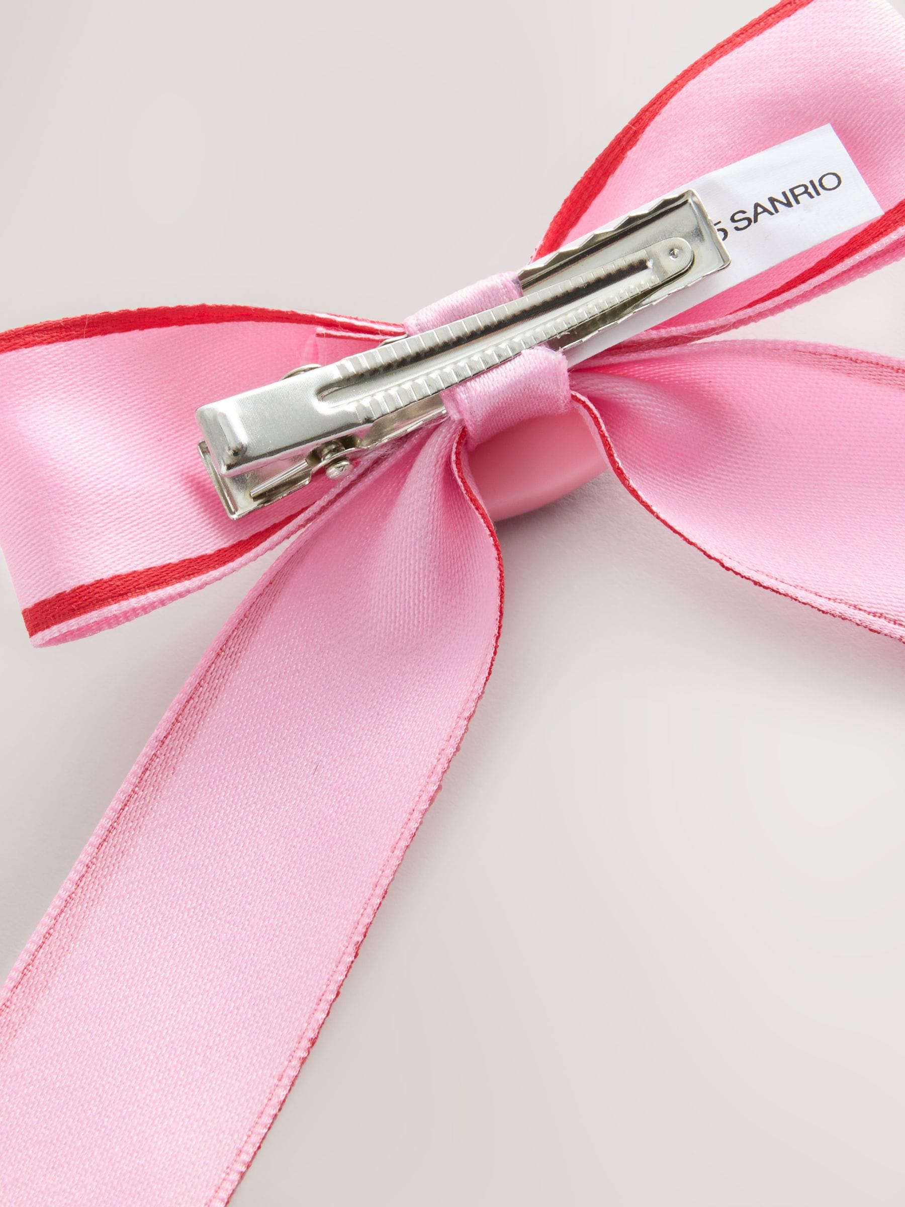 Hello Kitty pink satin bow clip (British brand)