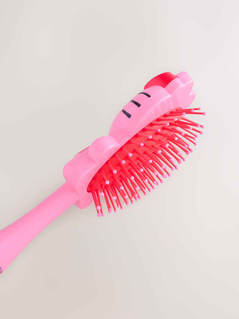 Pink Hello Kitty plastic hairbrush for children - British product
