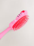 Pink Hello Kitty plastic hairbrush for children - British product