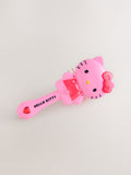 Pink Hello Kitty plastic hairbrush for children - British product