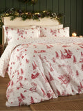 Vantona Red Christmas Santa duvet cover set (British brand)