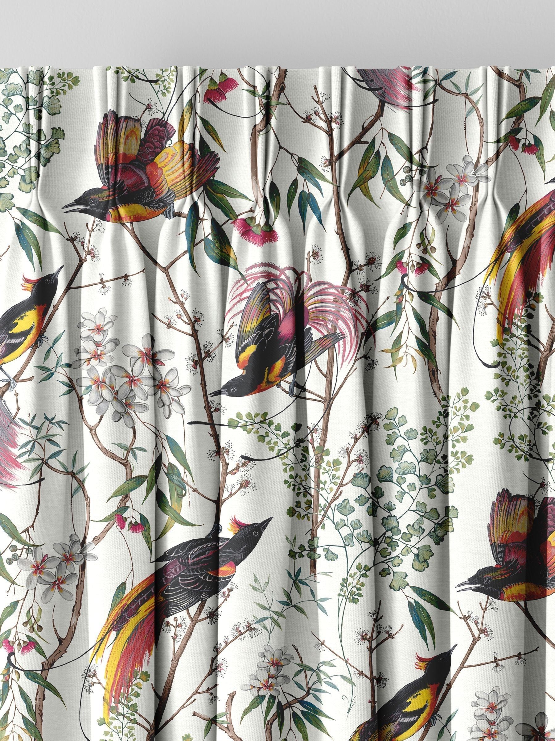 Graham & Brown Clavering Birds cotton curtains (British brand)