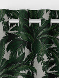 Graham & Brown Daintree Palm curtains pearl white, imported from the UK