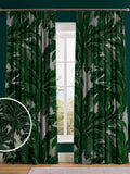 Graham & Brown Daintree Palm curtains pearl white, imported from the UK