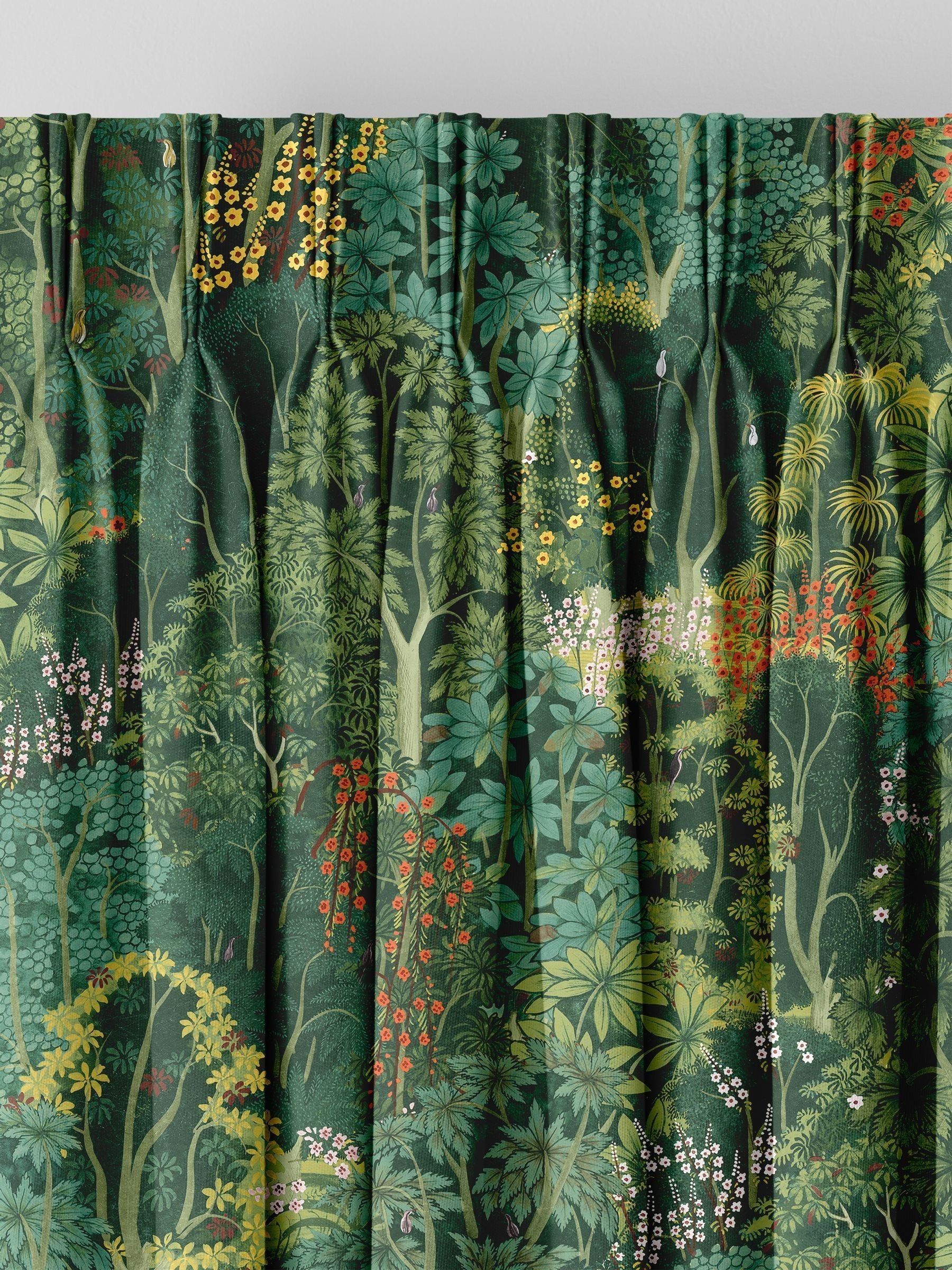 Graham & Brown New Eden emerald green curtains made to measure (British brand)