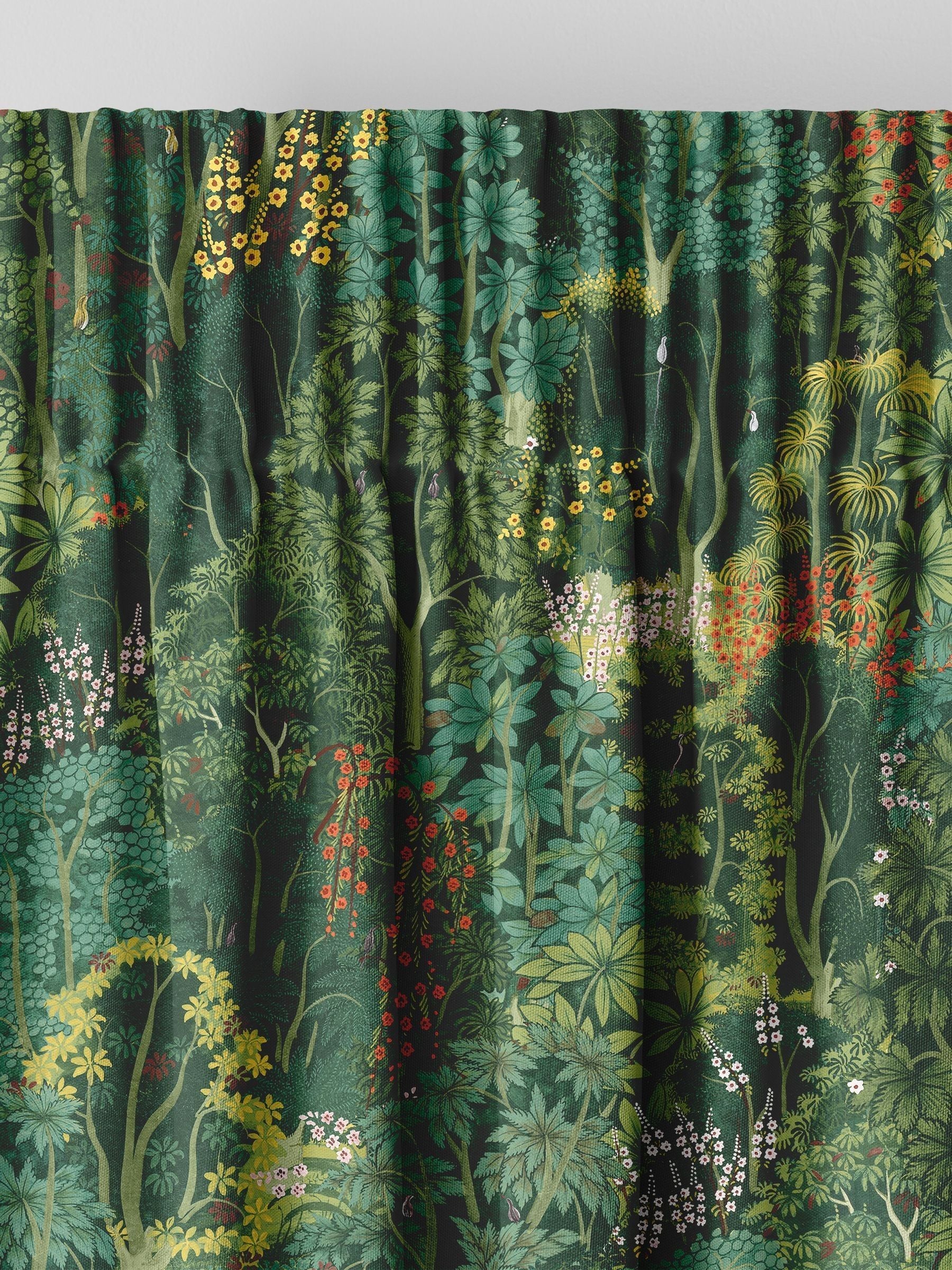 Graham & Brown New Eden emerald green curtains made to measure (British brand)