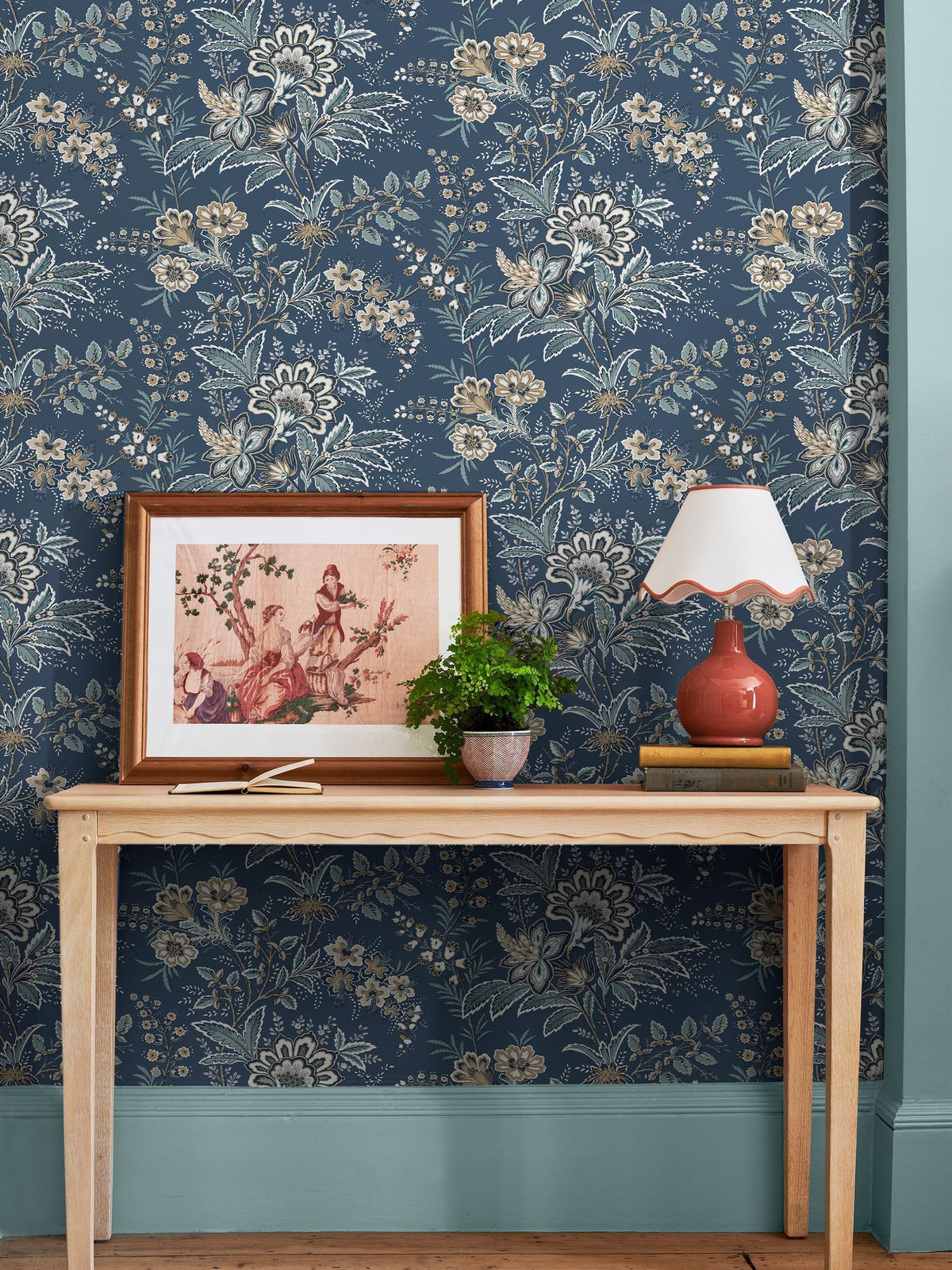 Laura Ashley Cream Marlbrook 10M Wallpaper