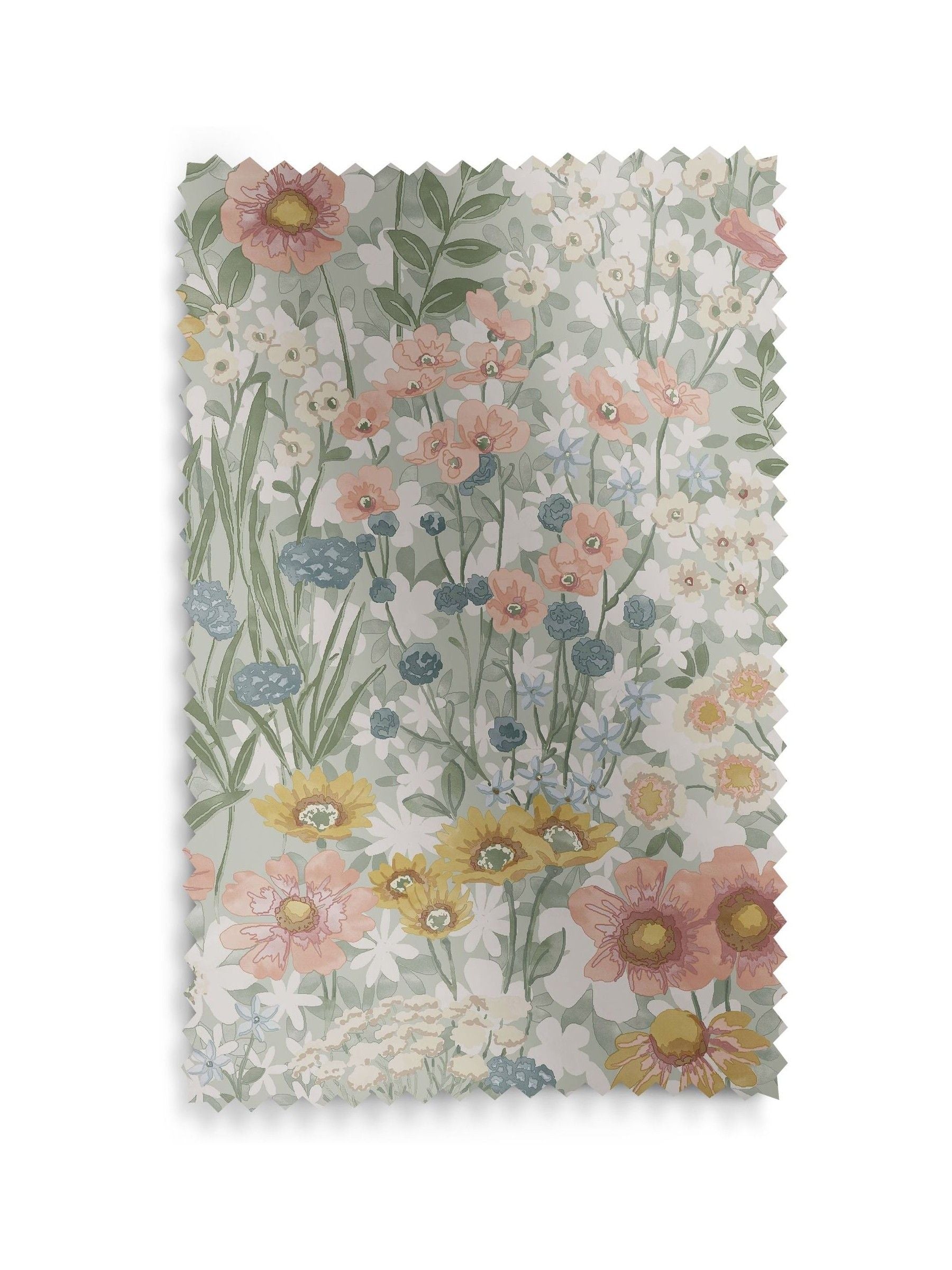 Graham & Brown Green Wallflower roman blind, UK version