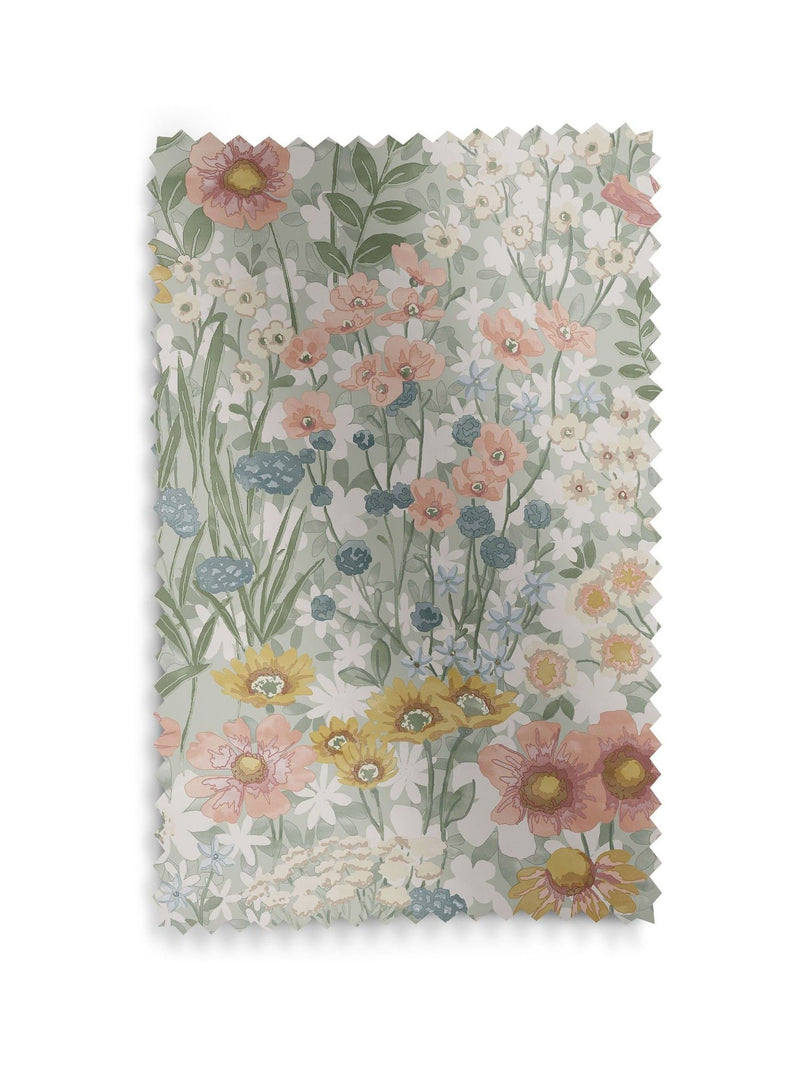 Graham & Brown Green Wallflower roman blind, UK version