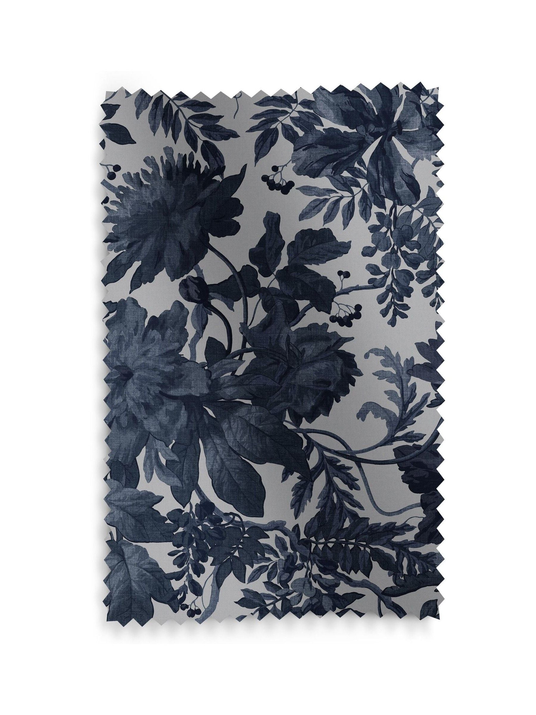 Graham & Brown Enzia roman blind ink blue - British product