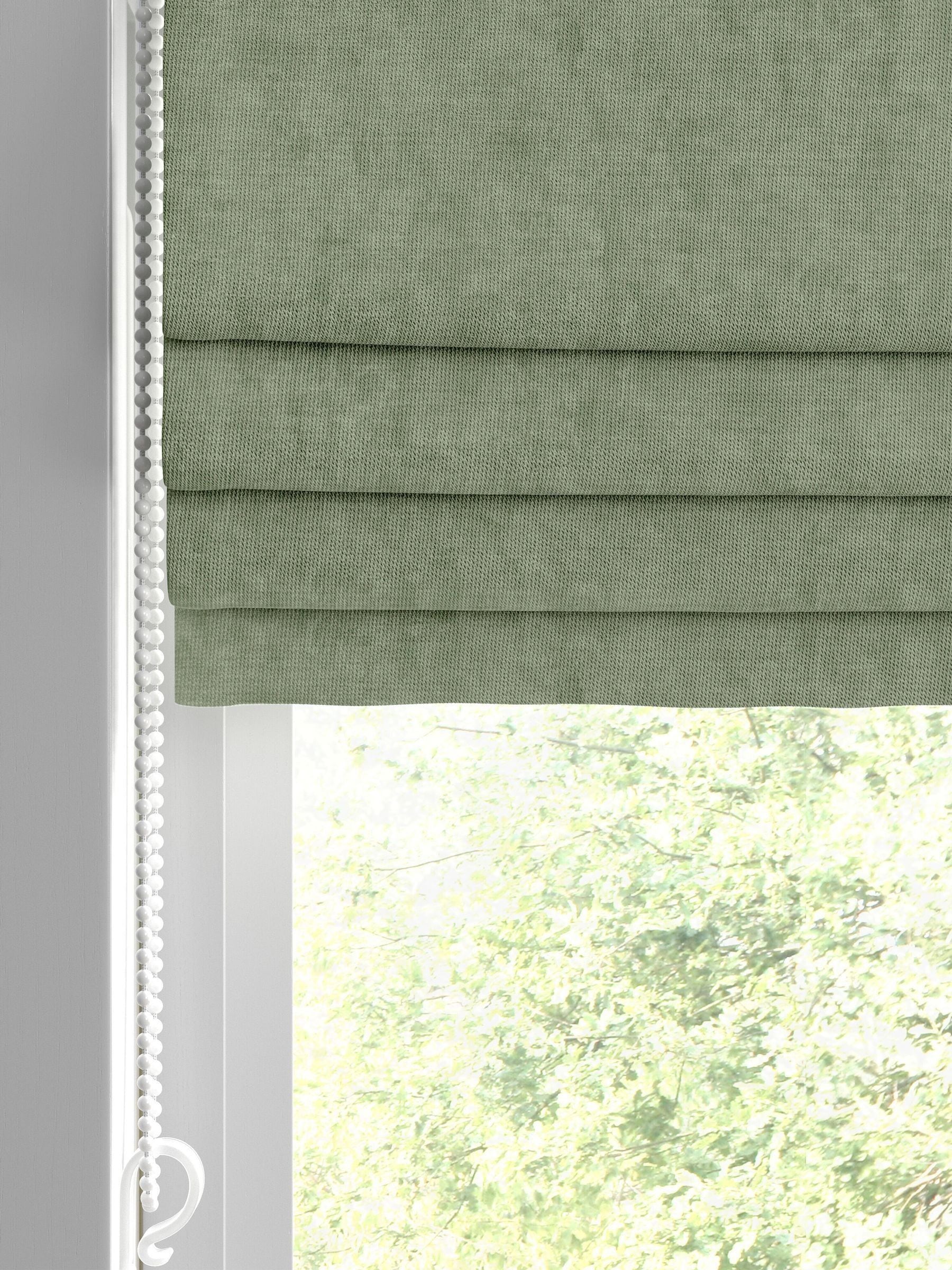 Graham & Brown sage green roman blind (British brand)
