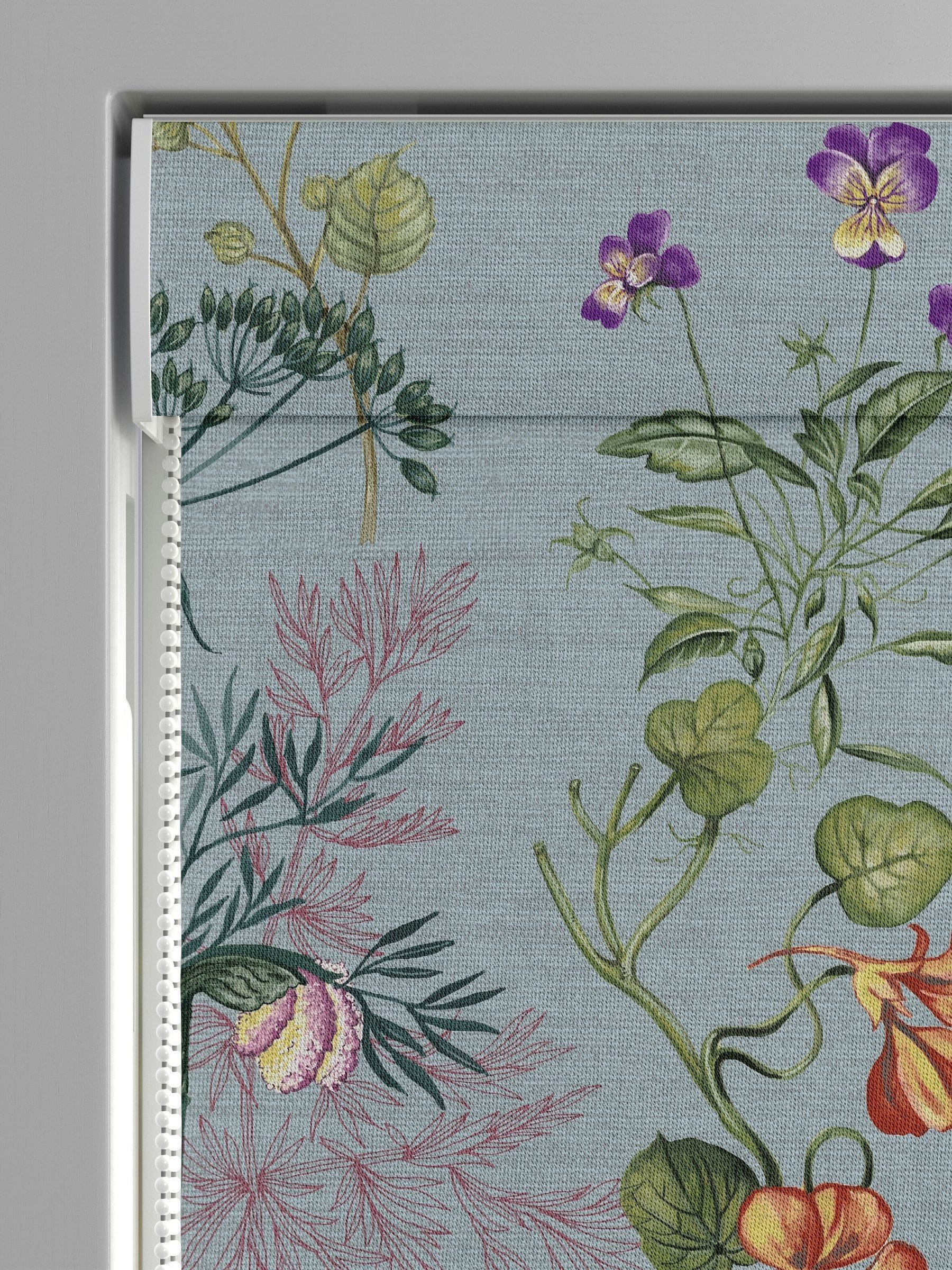 Graham & Brown Edulis sky blue roman blind, UK version