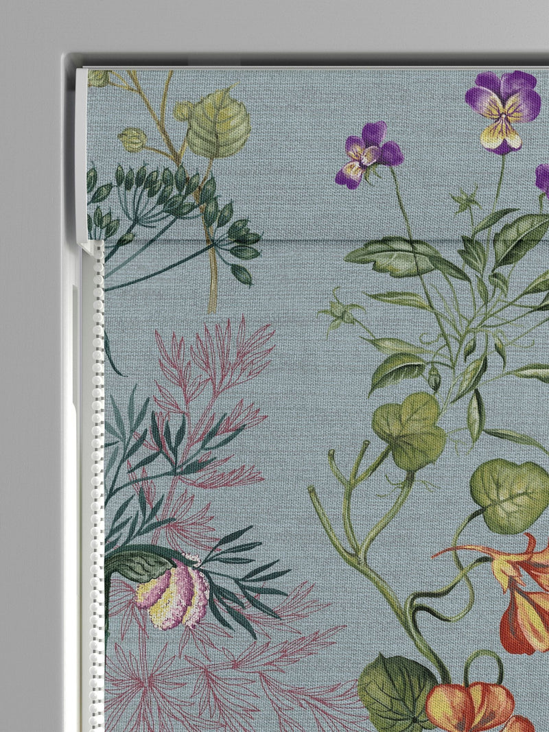 Graham & Brown Edulis sky blue roman blind, UK version