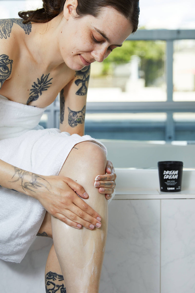 Lush Dream Cream body lotion for sensitive skin - British product