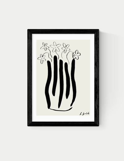 M&S East End Prints Abstract Vase Framed Wall Art- Buy online at McGrocer