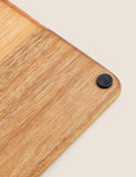 Acacia chopping board with silicone feet - British product