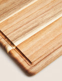 Acacia chopping board with silicone feet - British product