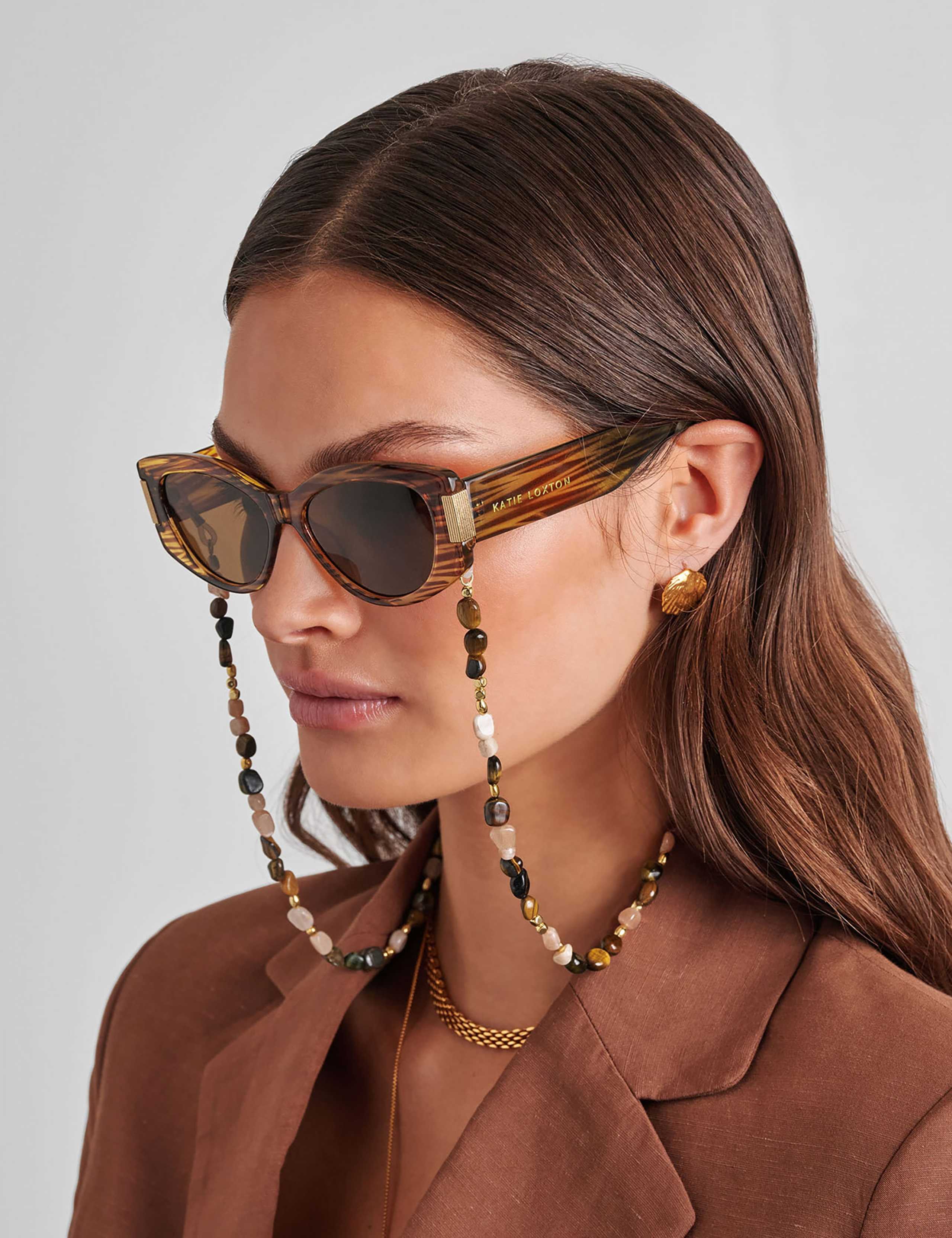 Katie Loxton chunky cat eye sunglasses chain, imported from the UK