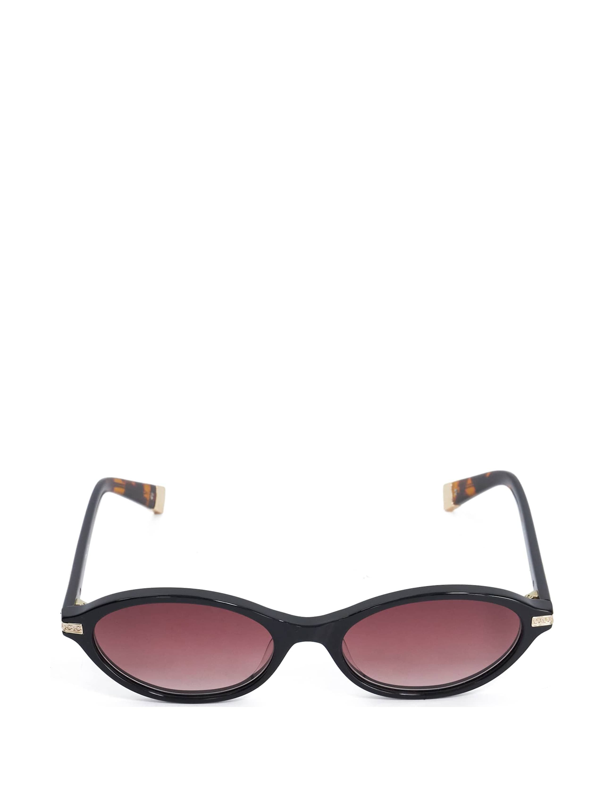 Dune London oval sunglasses acetate frame gold arms, UK version