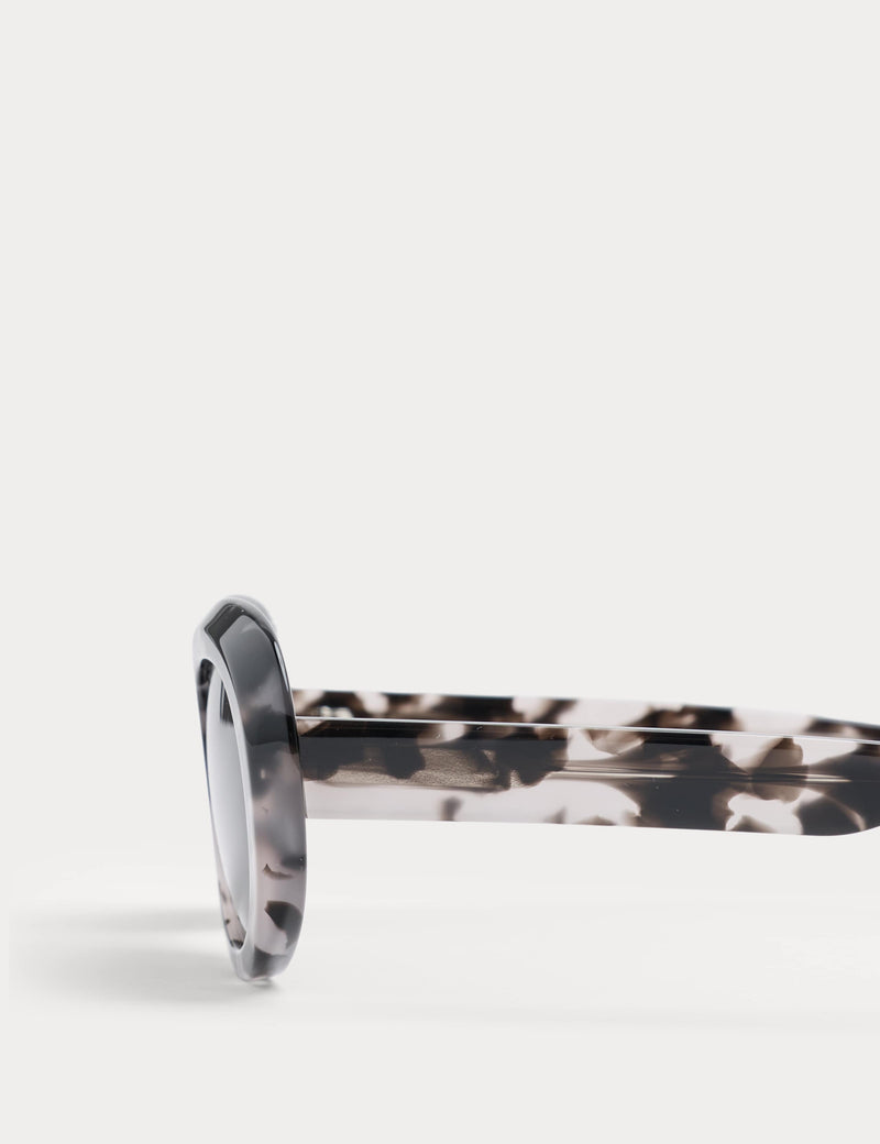 Autograph acetate oval sunglasses with chunky rims, UK version