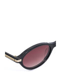 Dune London oval sunglasses acetate frame gold arms, UK version