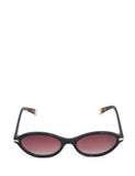 Dune London oval sunglasses acetate frame gold arms, UK version