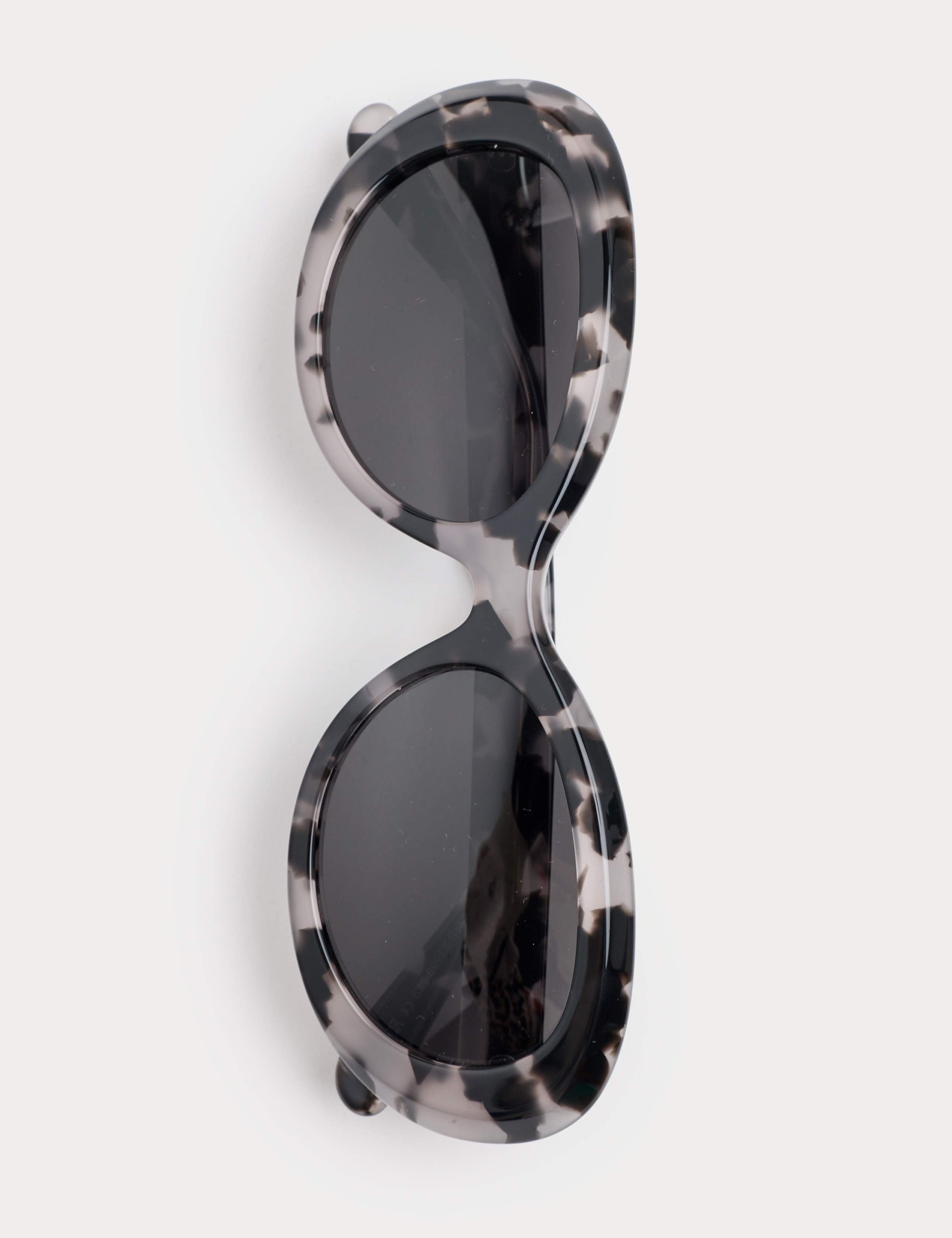 Autograph acetate oval sunglasses with chunky rims, UK version