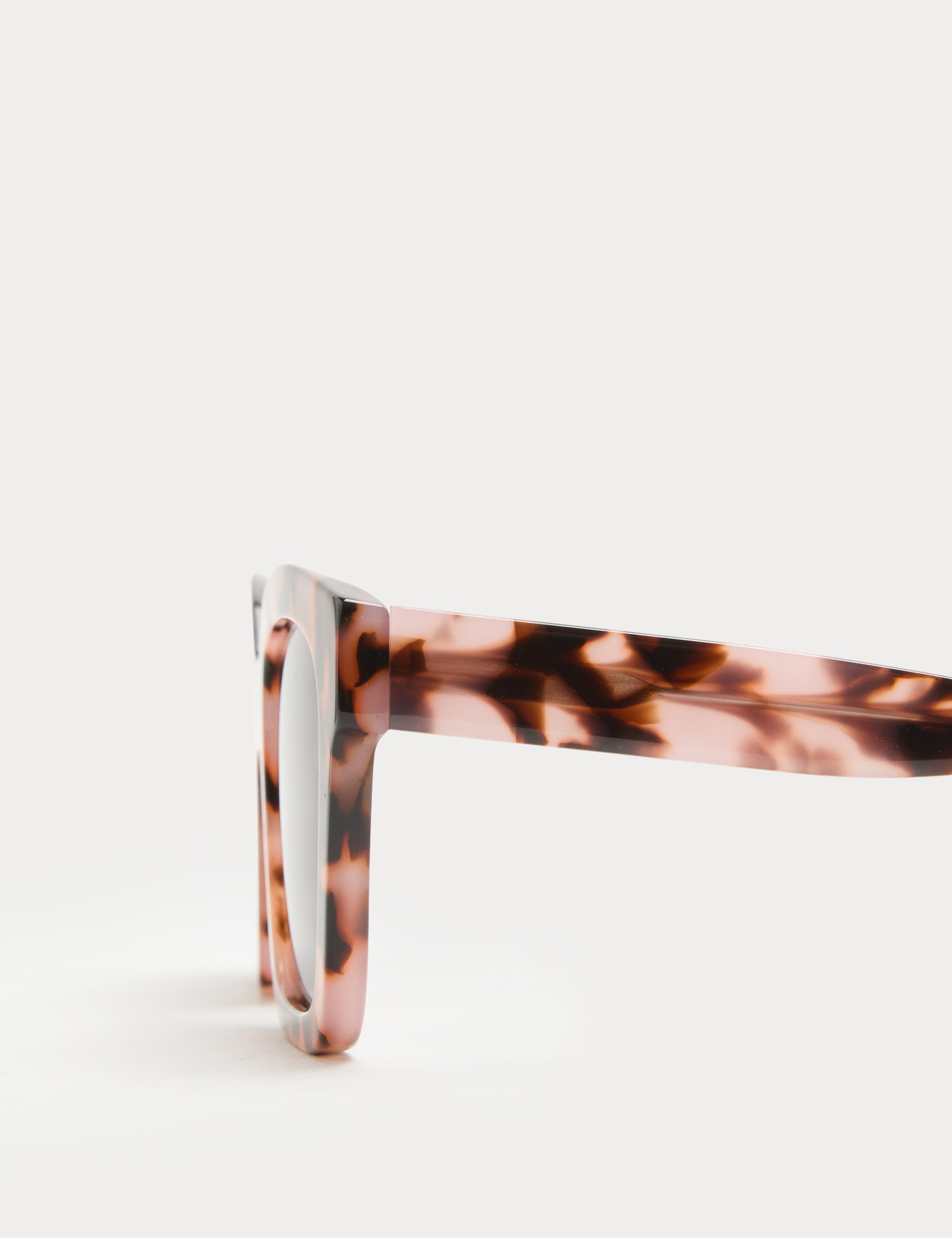 Autograph oversized acetate sunglasses with animal print, imported from the UK