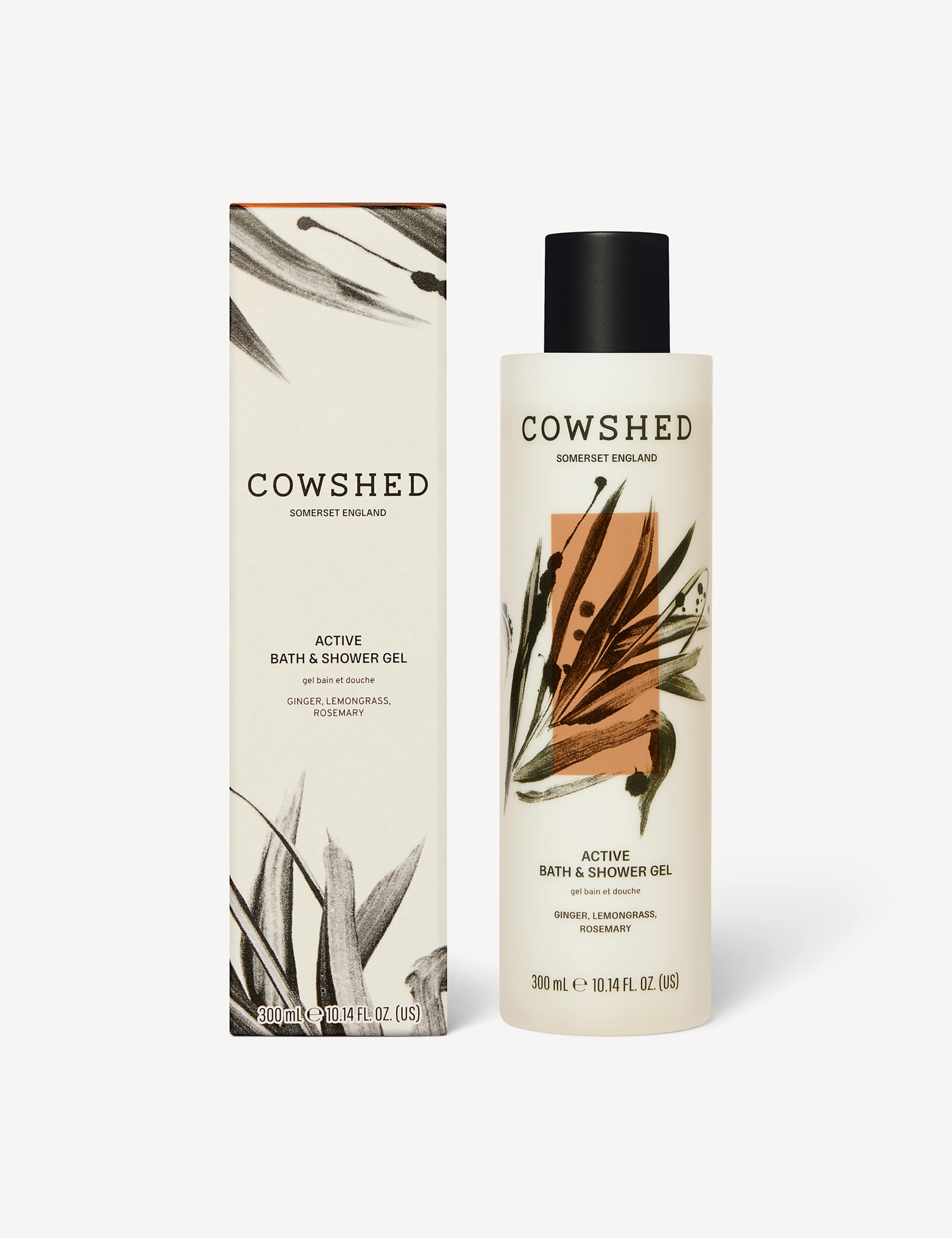 Active bath and shower gel 300ml, imported from the UK