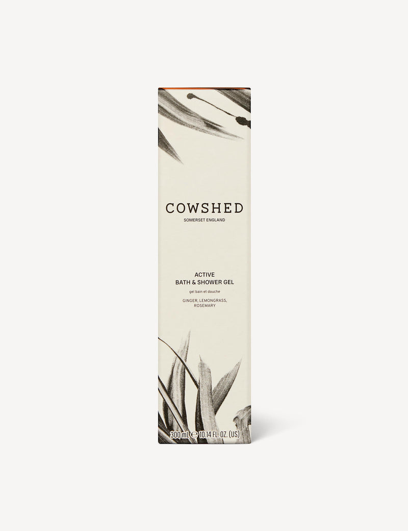 Active bath and shower gel 300ml, imported from the UK