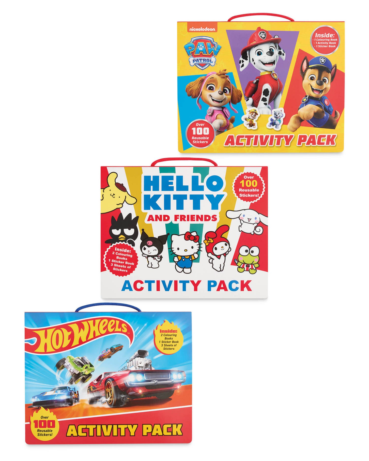 Activity pack with stickers and colouring books 26.3 x 21cm - British product