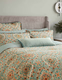 Bedeck Addison geometric rectangle cotton cushion (British brand)