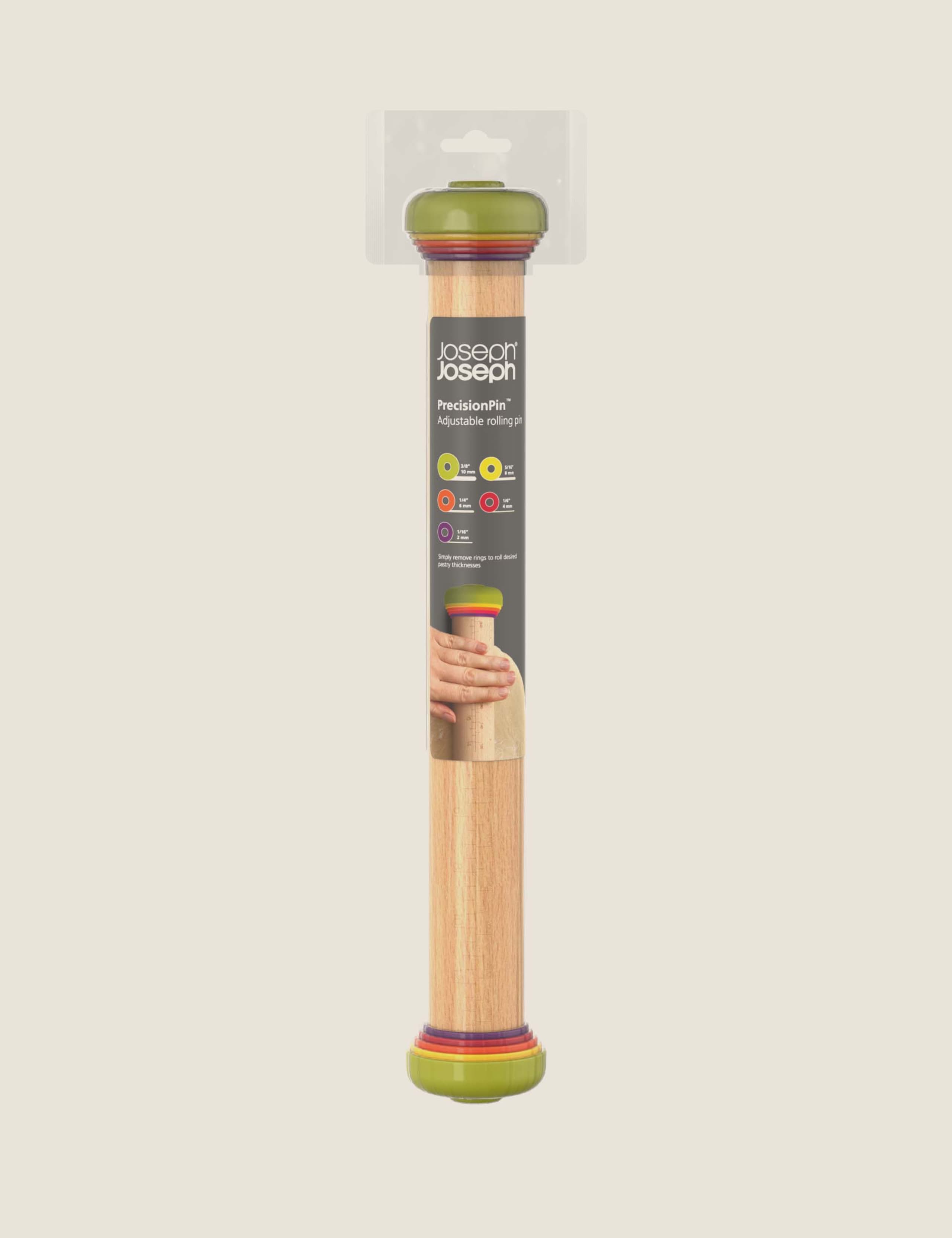 Joseph Joseph adjustable rolling pin for baking (British brand)
