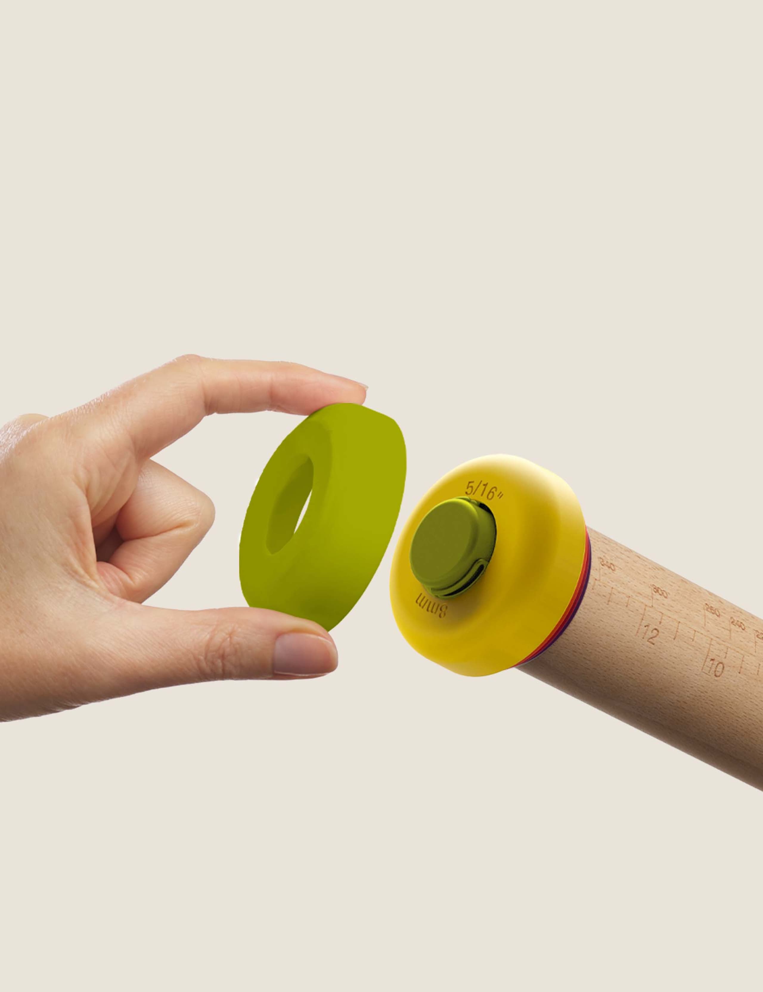 Joseph Joseph adjustable rolling pin for baking (British brand)