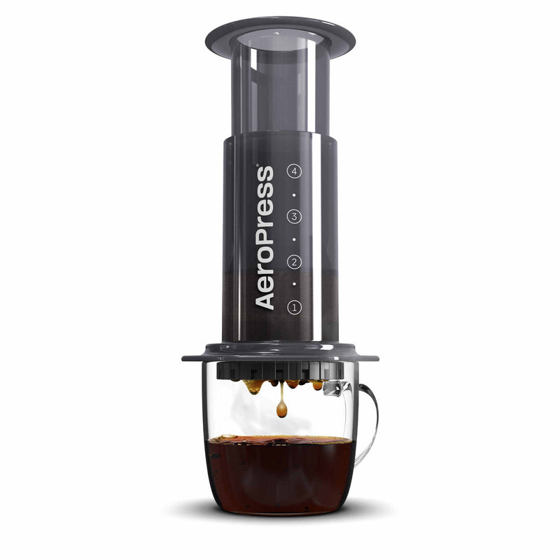 AeroPress coffee maker brewing gadget, UK version