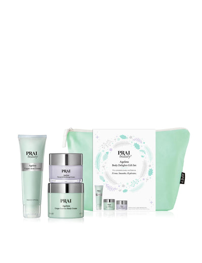 مجموعة هدايا Ageless Delights من PRAI مع كريم العنق ومنطقة الصدر المضاد للشيخوخة Ageless Throat & Decolletage Crème من M&S - اشترِ عبر الإنترنت من McGrocer