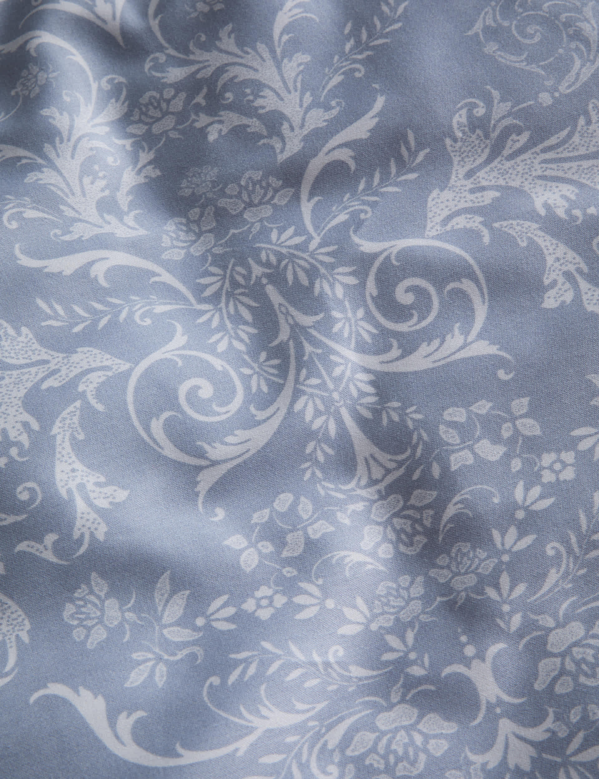 Aida-Alouette damask sateen bedding set - British product