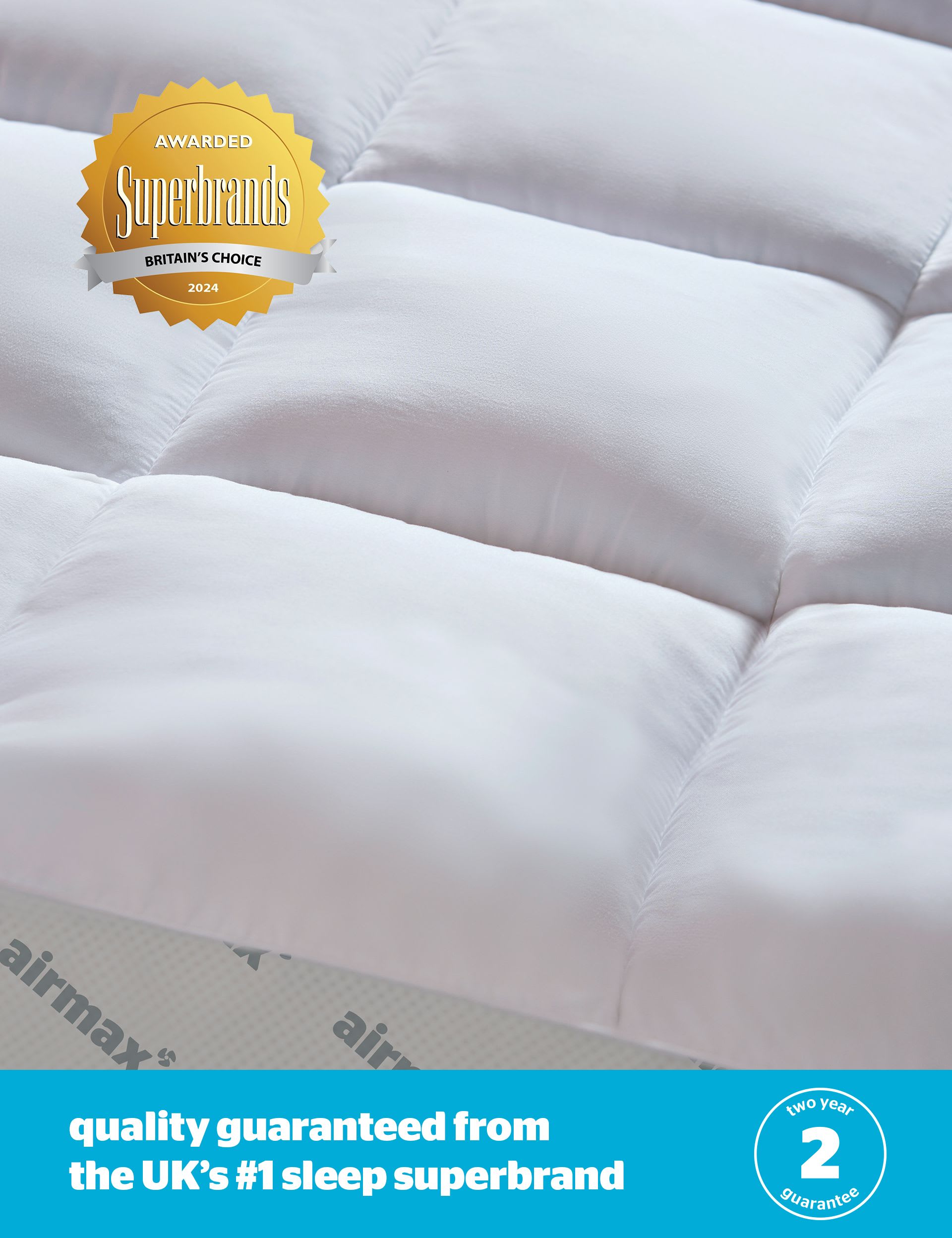 Silentnight Airmax 1000 Extra Deep Mattress Topper - British product