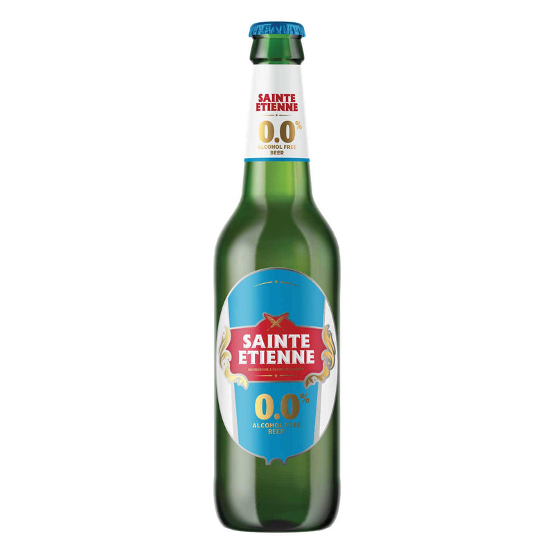 Alcohol free lager 0% ABV brewed for premium flavour, UK version