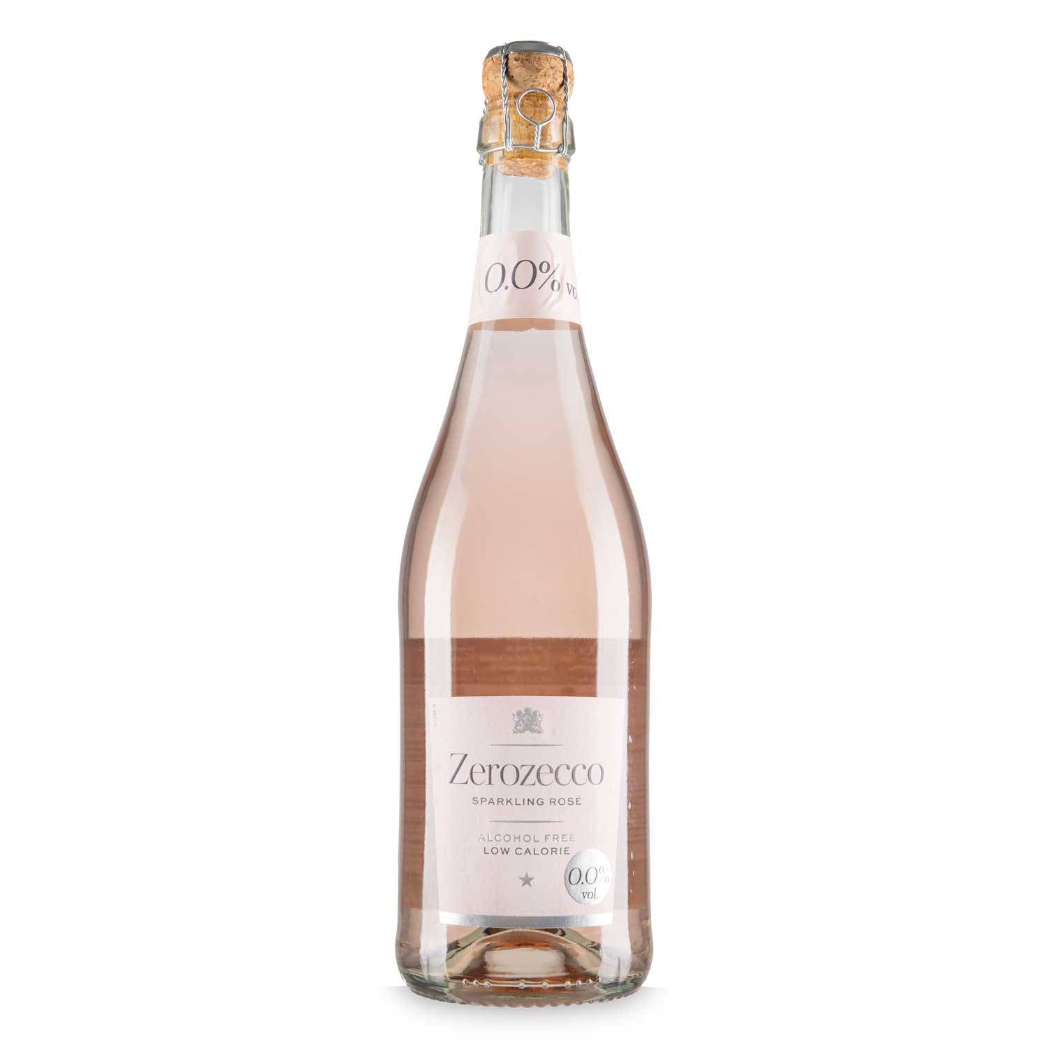 Alcohol-free sparkling rosé (British brand)