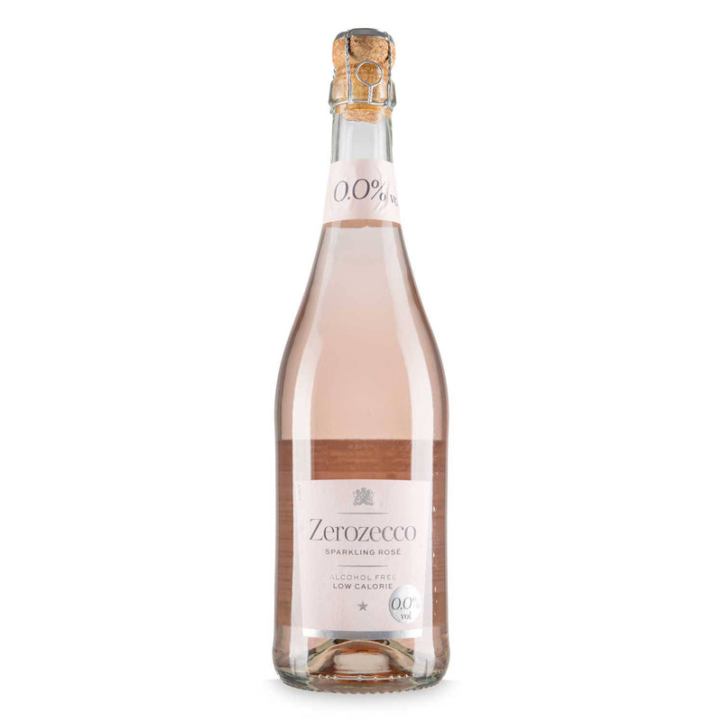 Alcohol-free sparkling rosé (British brand)