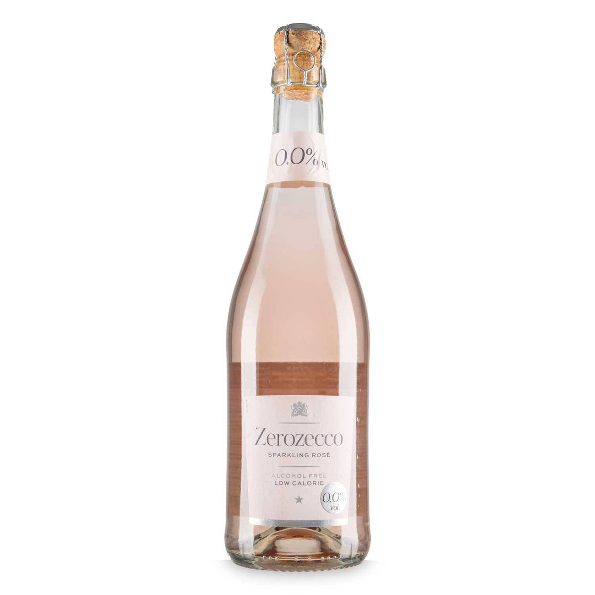 Alcohol-free sparkling rosé (British brand)